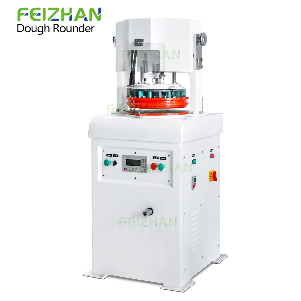 FEIZHAN Automatic Bakery Begos Bread Pizza Hamburger Dough Divider And Rounder Machine Dough Ball Cutter Making Machine Factory