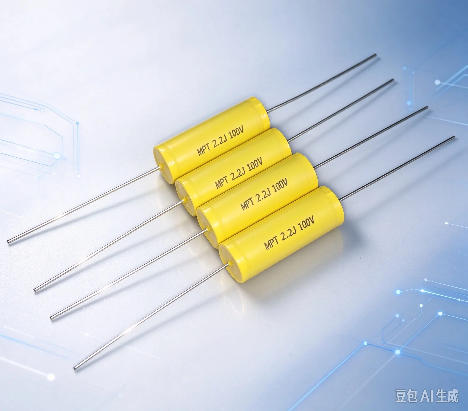 Elite for PROFICIENT MPT 2.2UF 100VDC Axial Audio Capacitor  30pcs