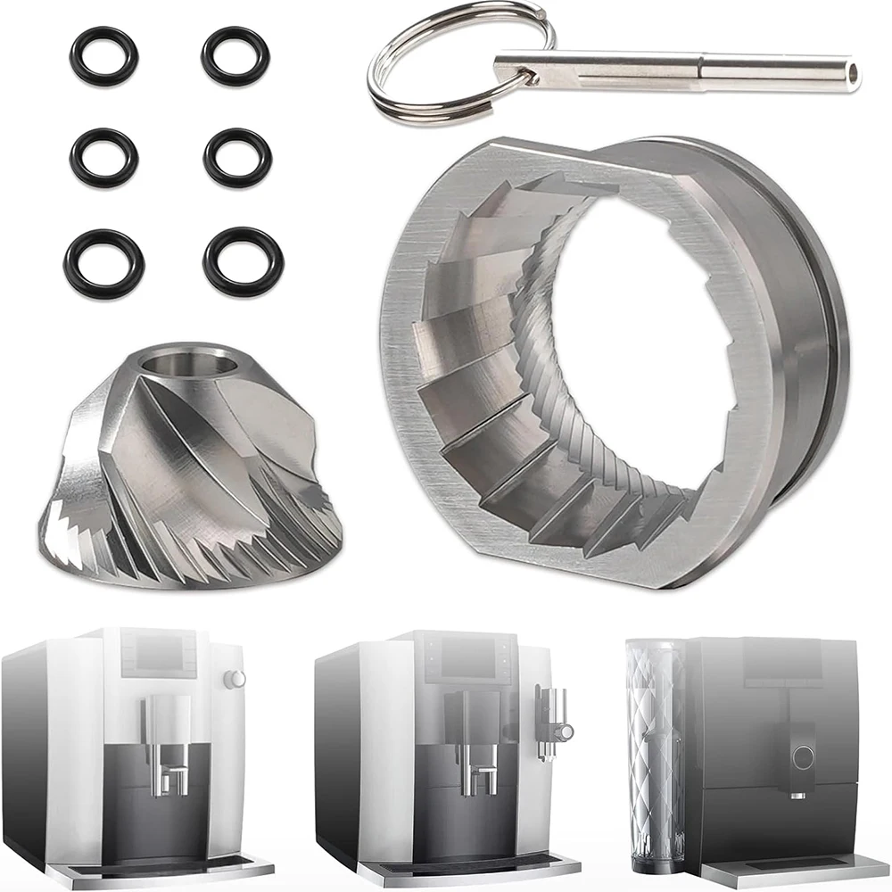 Conical Burr Grinder Replacement Compatible With Jura Coffee Machines High-Precision Grinding for Optimal Aroma and Consistency
