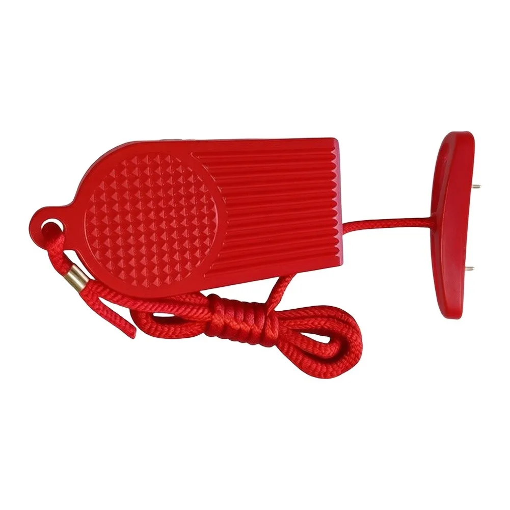 2 Pack Treadmill Safety Key Stop Switch Double Insert Red Running Machine Stop Cord For Home Gym Fitness Cardio Part Accessories