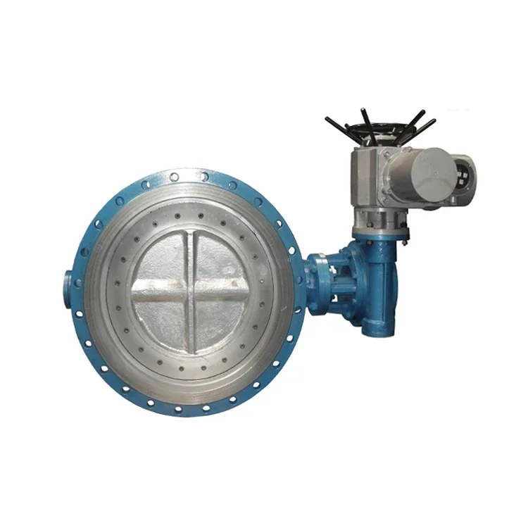 DN100 DN200 PN16  wafer type DC AC 24V  sanitary butterfly valve WITH Electric Actuator