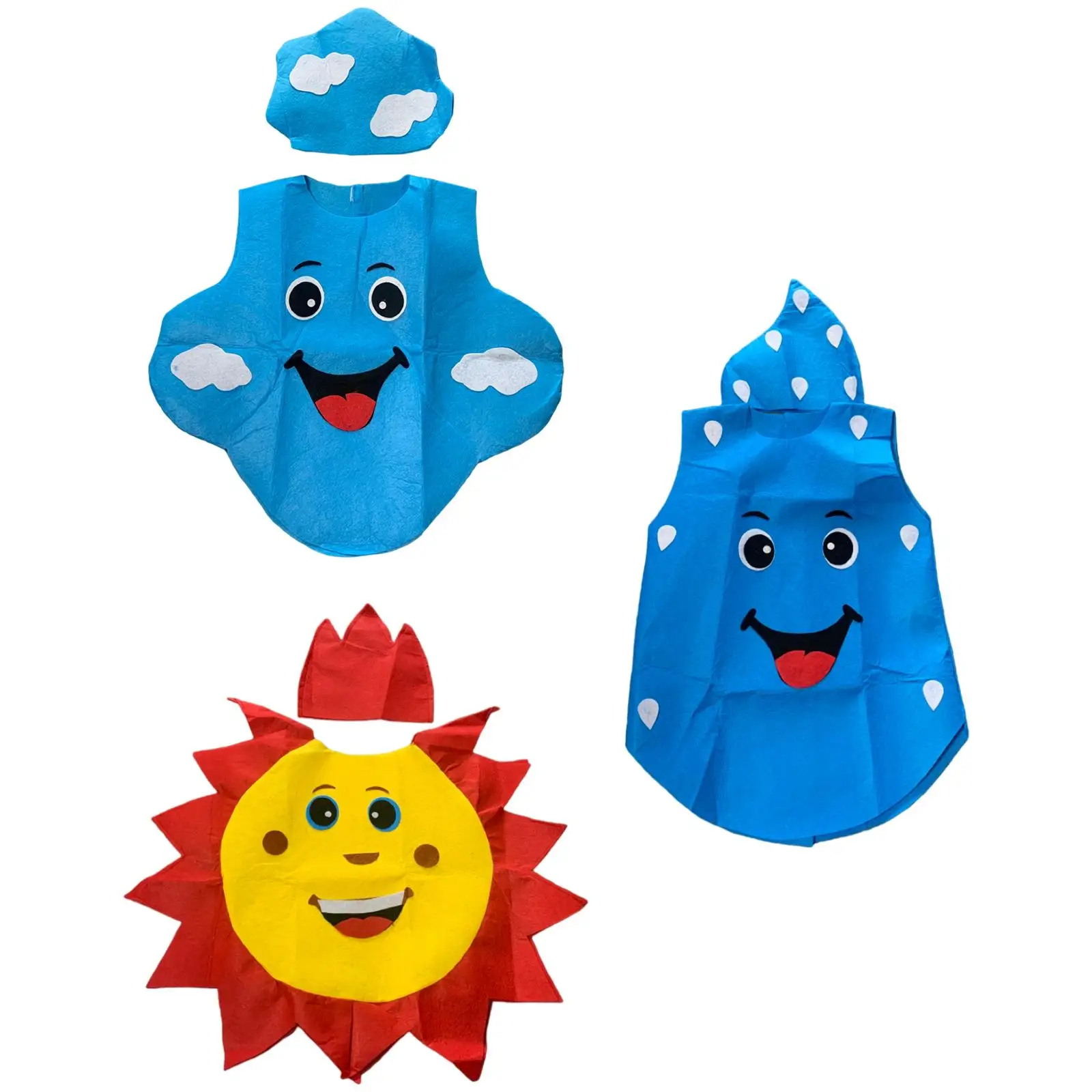 Kids Cosplay Kostuum Zon Waterdrop Cloud Kleding Kinderen 'S Day Party Voorschoolse Peuters Kostuums Jurk Leuke Halloween Rollenspel