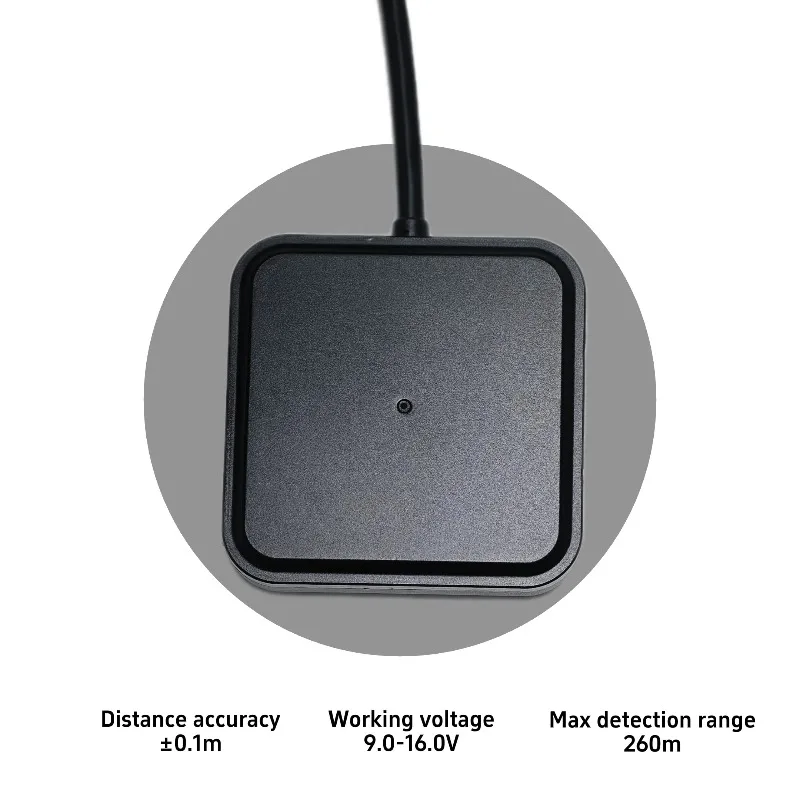 24GHz UAV Obstacle Avoidance Radar 260m Long Distance Drone Sensor With Distance Speed Angle Output For RC Drones