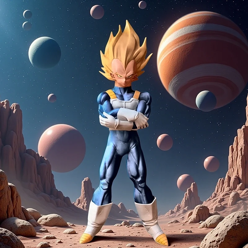 

C3 Vegeta 28 см Dragon Ball аниме фигурка Super Saiyan статуя Ssj Vegeta Коллекционный декор стола игрушки на заказ подарки