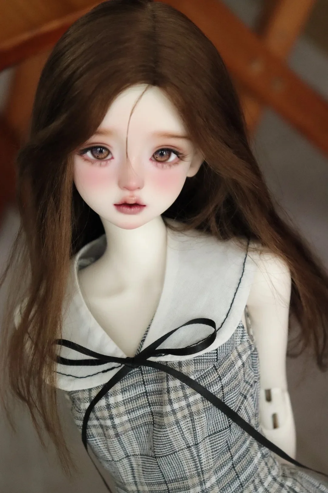 

SD BJD 1/4 масштаб Wei Mengmeng красивая кукла для девочек, высококачественная кукла для макияжа на день рождения, подарок