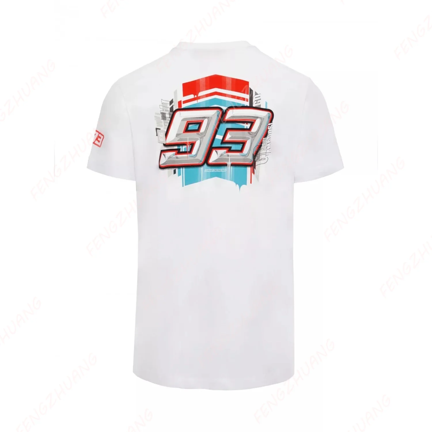 New Motorcycle GP Racing T-shirt No. 93 Marc Marquez Fan Cycling Short Sleeve Summer Bike Breathable Quick Drying Clothes