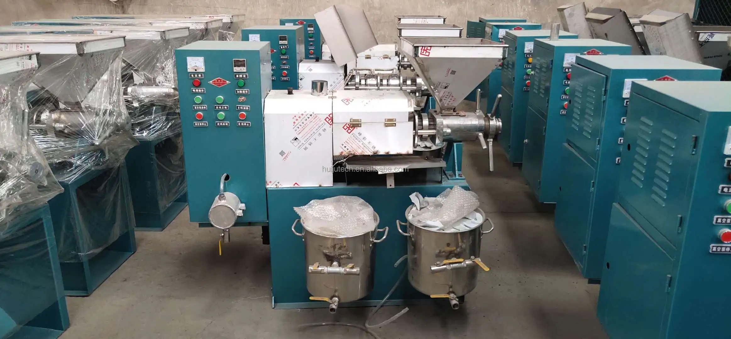 آلة استخلاص زيت البذور التجارية طارد الزيت للفول السوداني سعة كبيرة آلة ضغط زيت جوز الهند HJ-PR70C #5