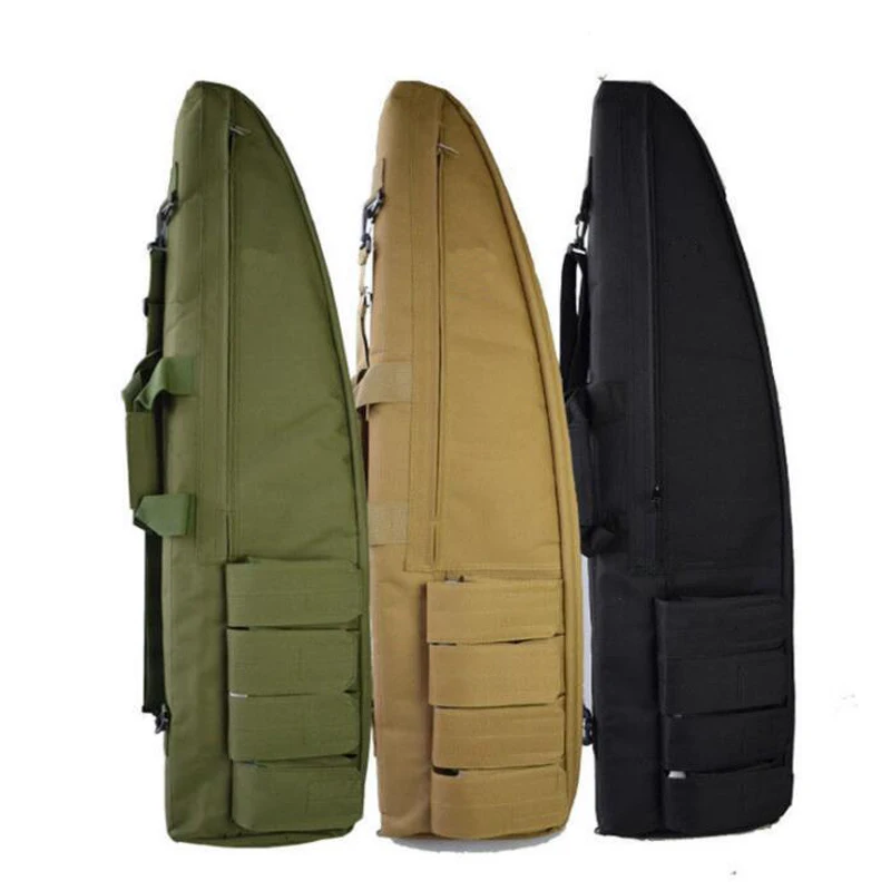 Tactical Gear Outdoor Hunting Rifle Protection Carry Case Nylon Bag About 98 / 118cm Airsoft Shooting Air Gun Shoulder Backpack