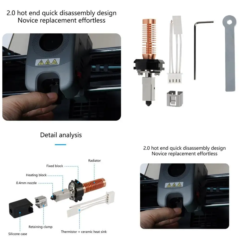 

31BA 5M/5MPRO HOTEND CAREMIN HEAPLENT BLOCK PRINTING для улучшения