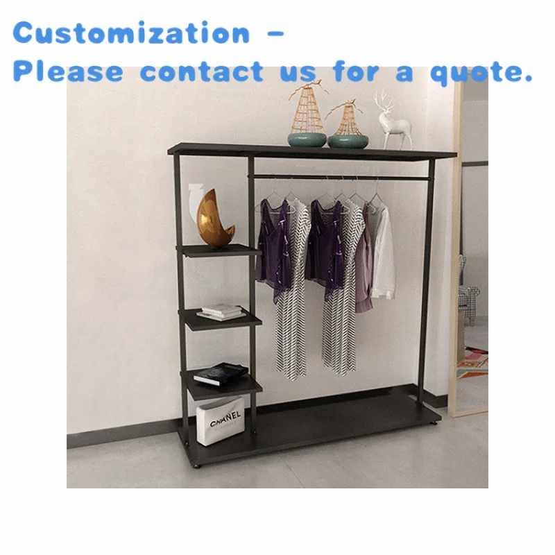 

Custom.Kainice Индивидуальные детские вешалки для розничной одежды, напольная черная металлическая вешалка для сумок, вешалка для одежды с полками