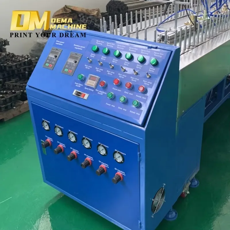 DM Customized Small Parts Glass Bottle Spray Coating Machine Spray Paint Machine
