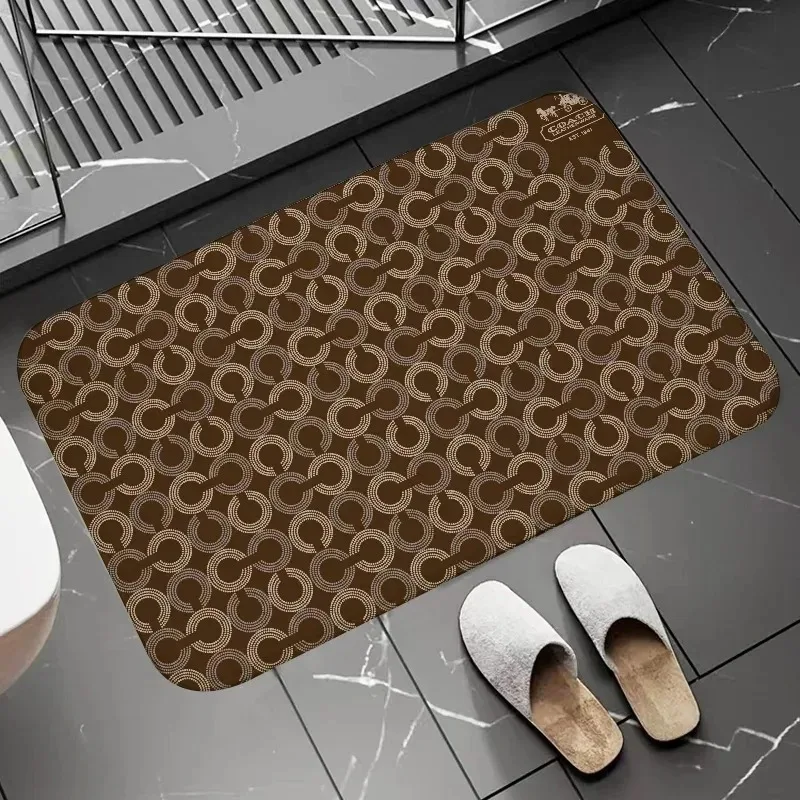 Cartoon Eyes Pattern Door Front Mat Decoration Home Bathroom Floor Mat