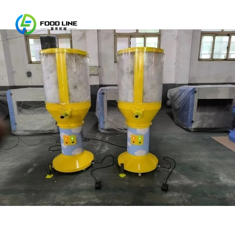 Customized Plush Toy Stuffing Machine Commercial LED Light DIY Doll Filling Equipment for Stuffed Animal Making Business
