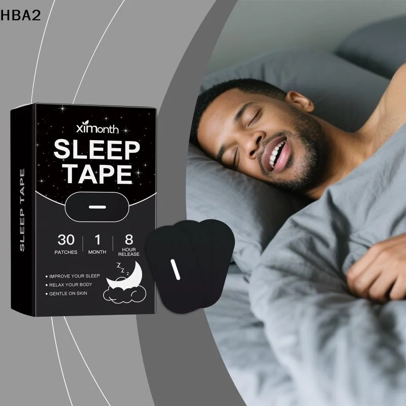 30pcs Anti Snoring Mouth Tape Improve Sleeping Reduce Dry Mouth Portable Night Nose Breathing Sticker Promoting Better Breath