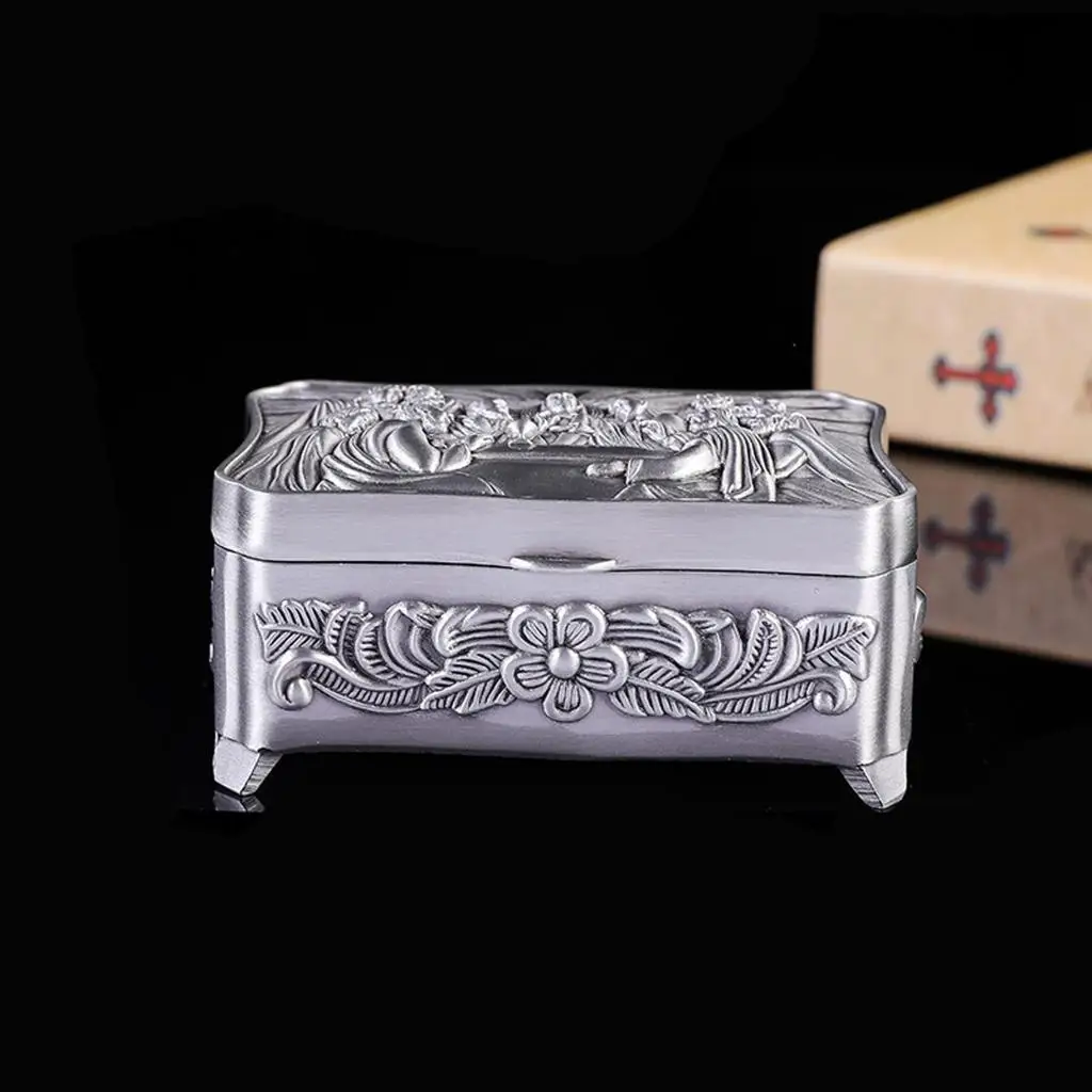 2X Stylish Jewelry Box Rings Display Case Non-deformable 8x5x3.6