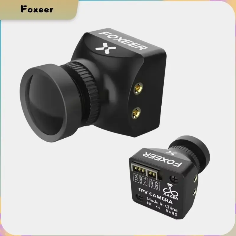 

Foxeer Razer Mini V2 HD 5MP 2.1mm M12 Lens 1200TVL Standard FPV Camera NTSC PAL Switchable 4ms Latency 22*22mm for FPV Drone