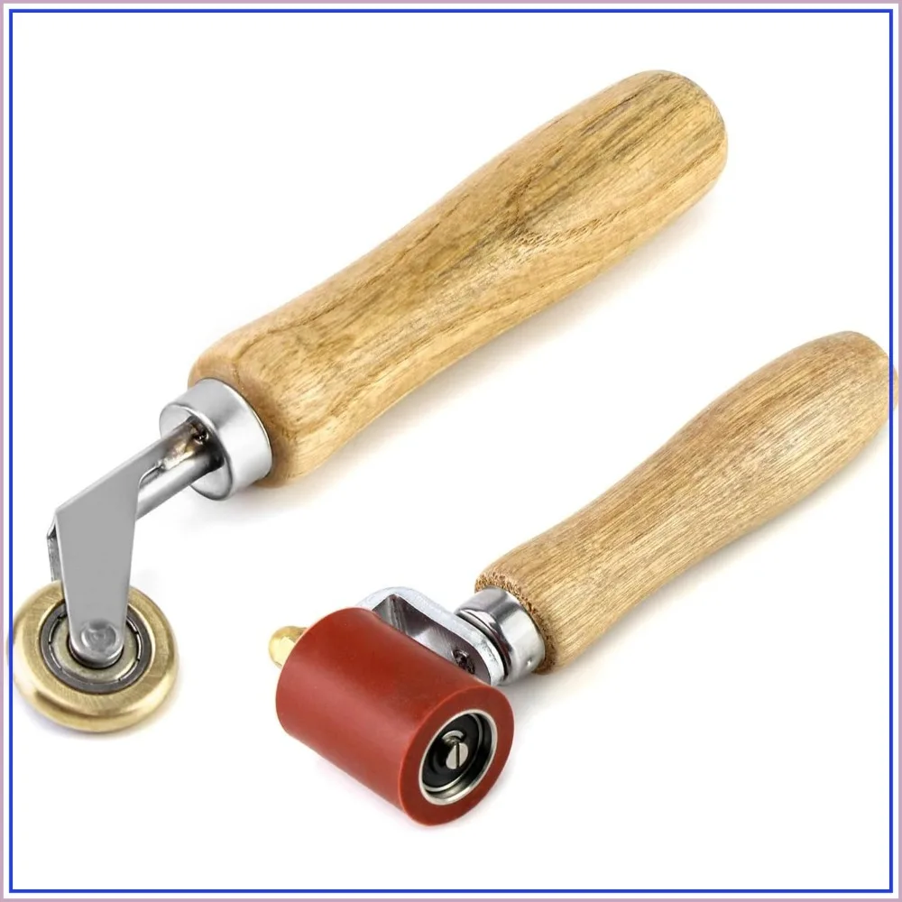 Seam Roller Set: Silicone & Brass for Clean Seams