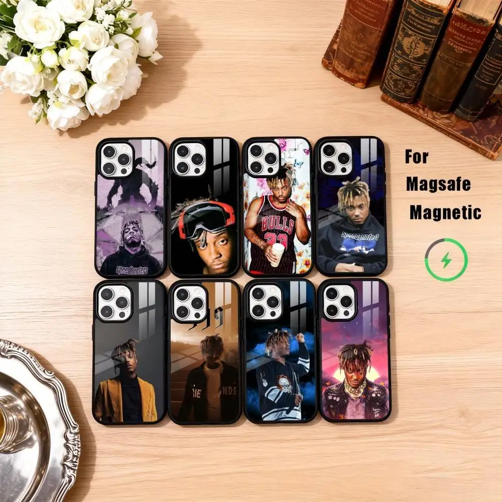 

J-Juice W-Wrld Rapper Phone Case For iPhone17,16,15,14,13,12,11 Plus,Pro Max Magnetic For Magsafe Wireless Charging