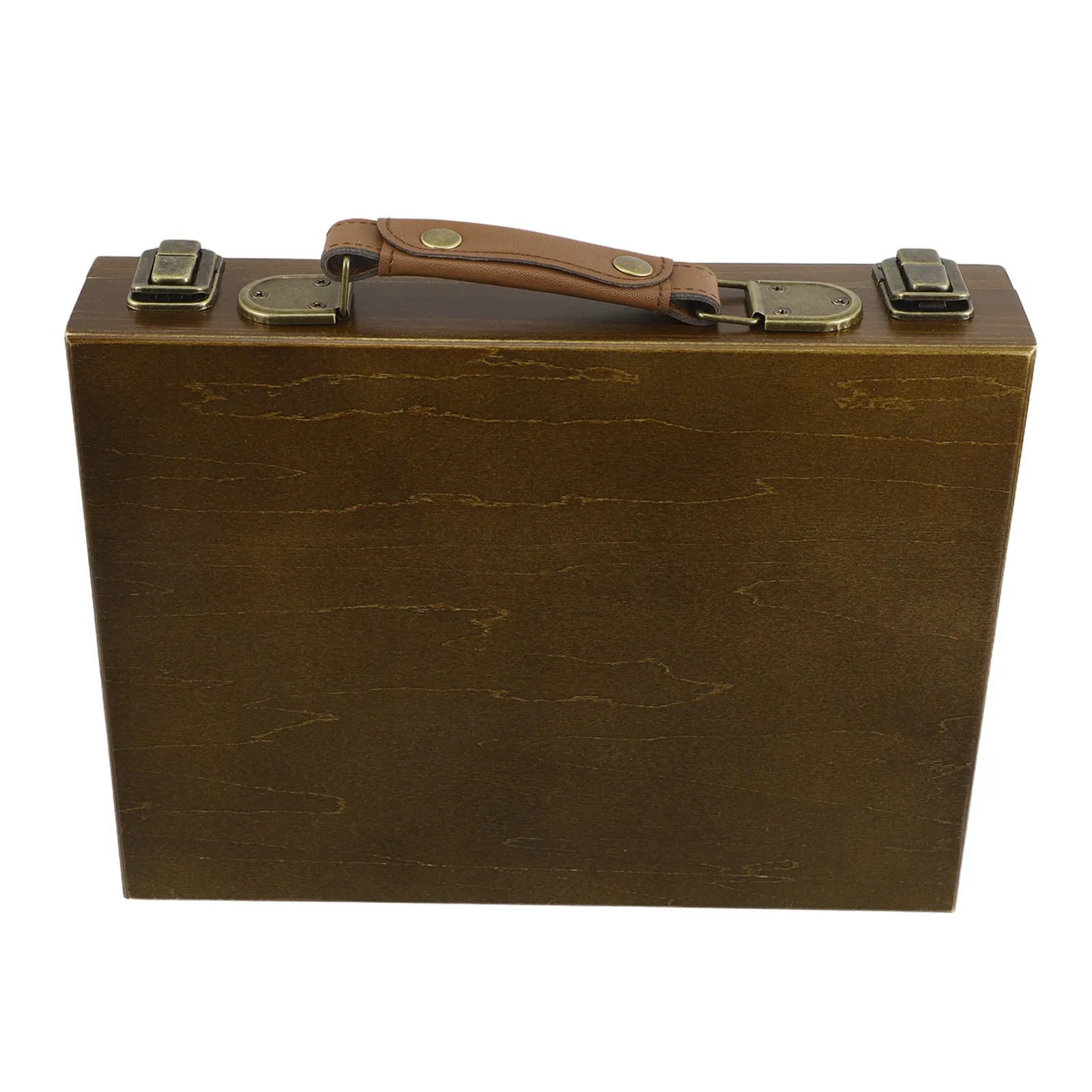 Bible Storage Box Wooden Vintage Prayer Keepsake Case 28x21x6cm Book Holder Organizer Bible Documents Jewelry Book Box