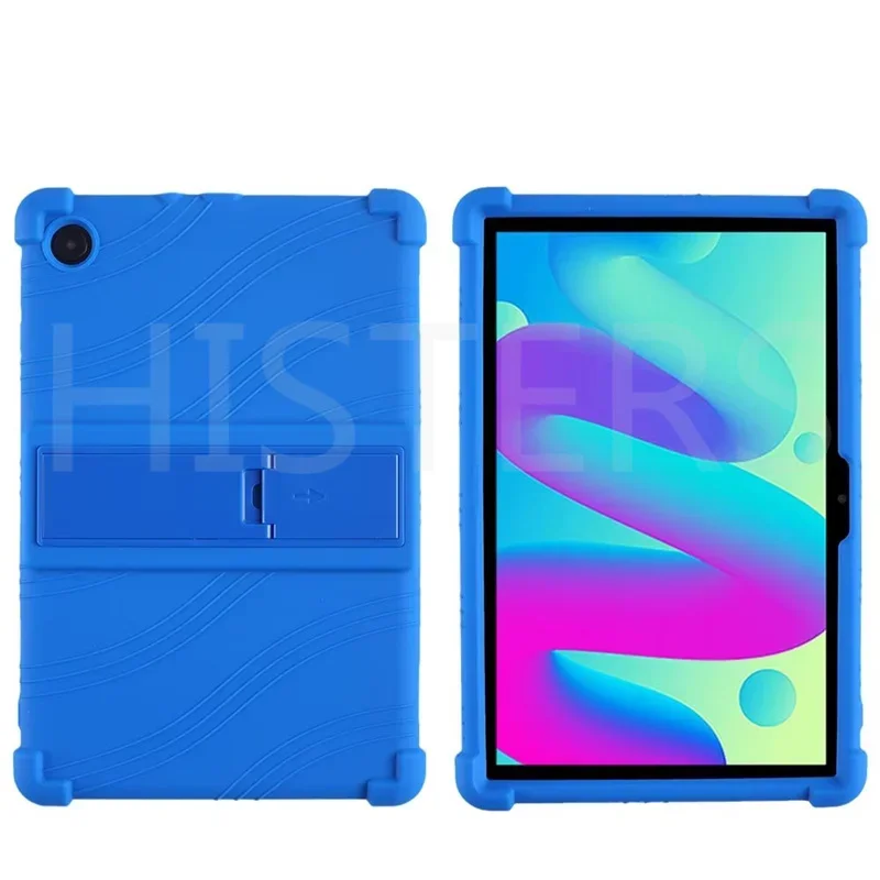 4 Cornors Thicken Silicon Cover Case with Kickstand For TCL Tab 10 HD 2022 9160G 9460G 10.1