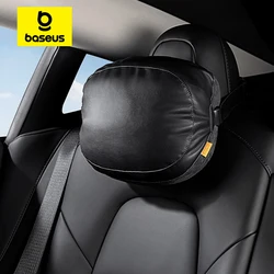 Baseus-almohada para reposacabezas de coche, cojín de doble cara para el cuello, accesorios de descanso de viaje