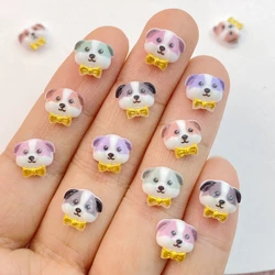 50Pcs New Cute Resin Mini Cartoon Dog Flatback  Jewelry Making Manicure Hairwear Accessorie