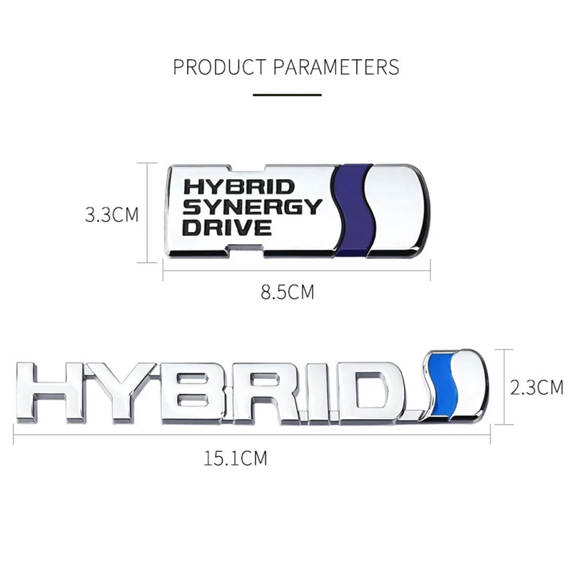 3D Metal Car Stickers TRD Letter Logo Badge Emblem For Toyota Gazoo Racing Corolla Camry Avalon C-HR Avensis Verso Fortuner