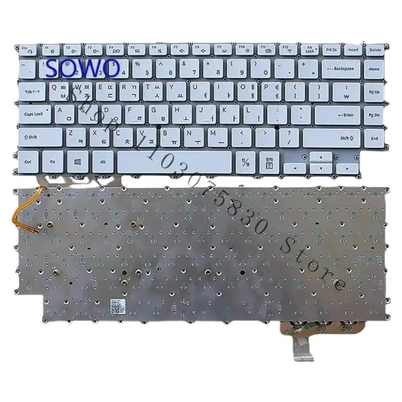 

WYORESY Новая клавиатура с подсветкой для Samsung NP 750XBE 750XBV 760XBV 760XBE NT KR US @