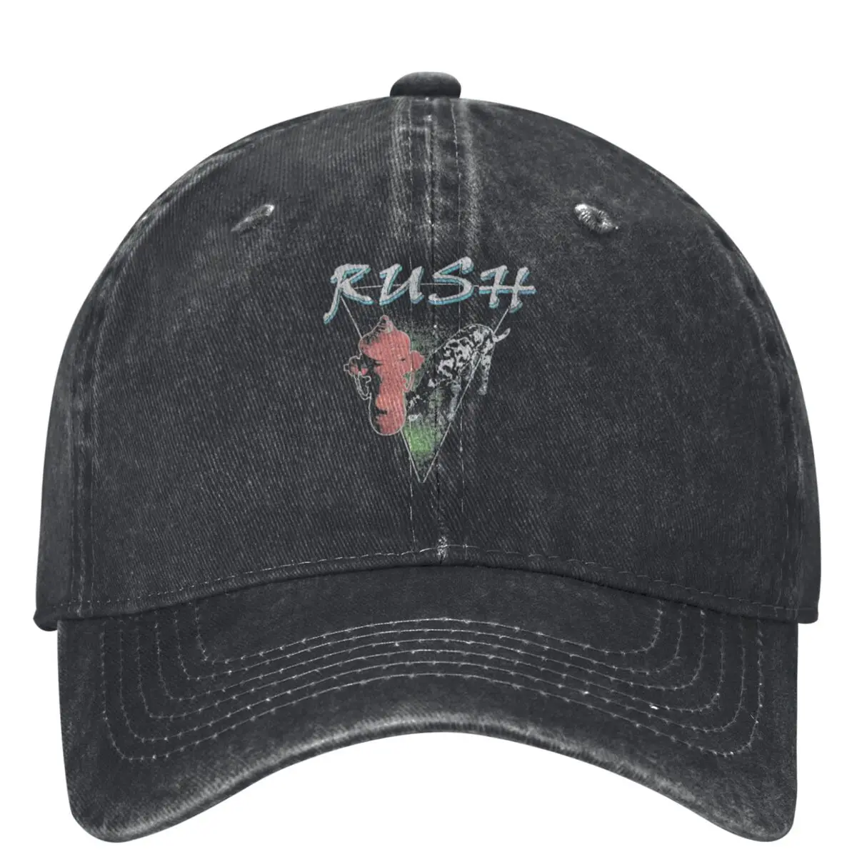 Band Rush Denim Baseball Cap Female Male Custom DIY Trucker Hat Spring Classic Outdoor Sport Sun-Proof Snapback Cap