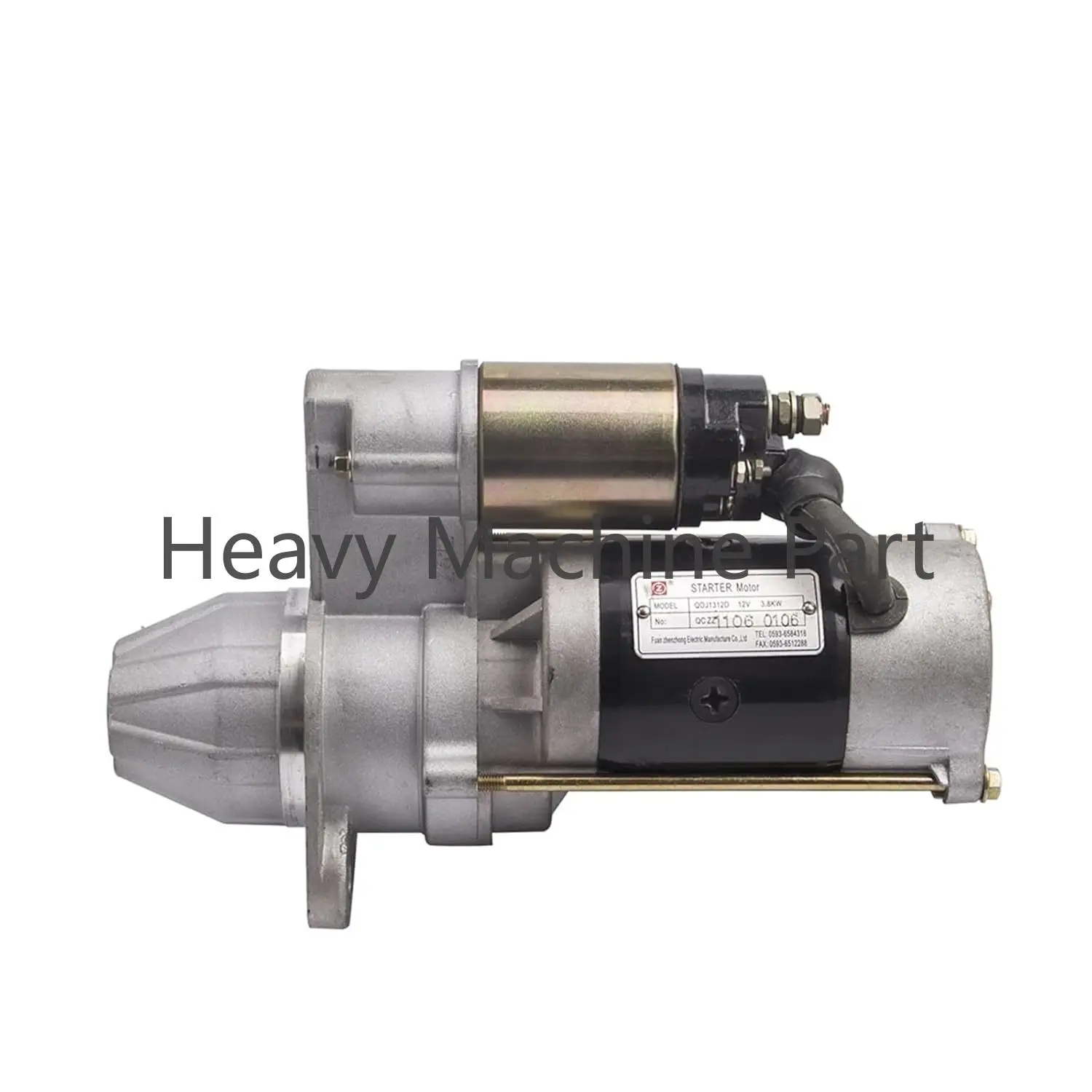 

11 Teeth QDJ1312D 12V 3.8KW Engine Starter Motor Power Diesel Generator Motor Starters Electric Genset Accessories Fast Start