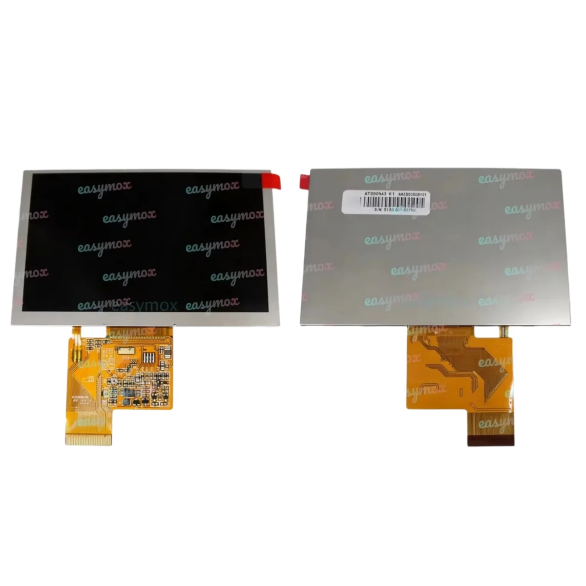 AT050TN43 V.1 EJ050NA-01D 5 Inch LCD Display Screen 800x480 Replacement Panel