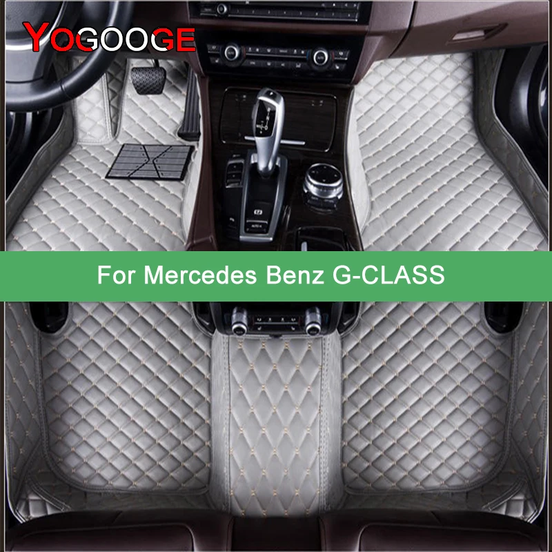 

YOGOOGE Custom Car Floor Mats For Mercedes Benz G-CLASS W461 W463 2000-2023 Auto Carpets Foot Coche Accessorie