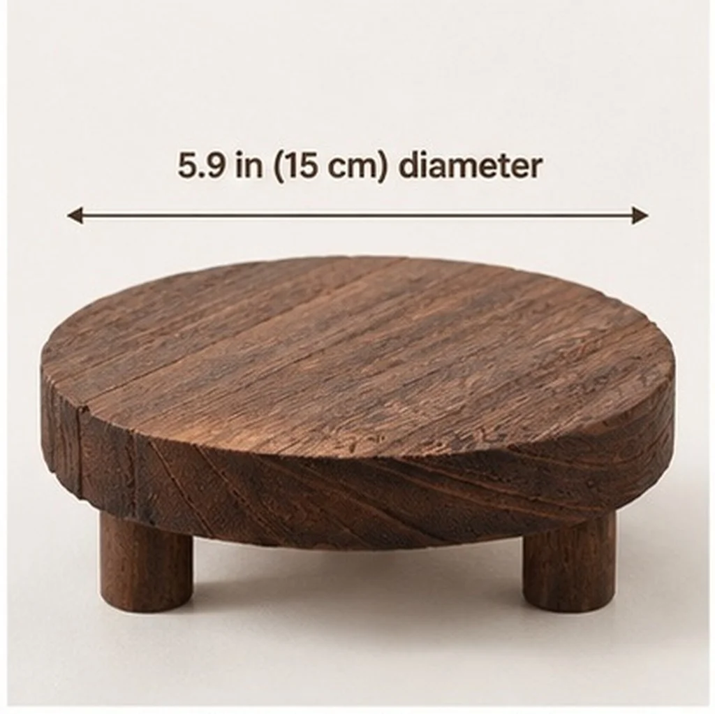Retro Wooden Flowerpot Stand 5.9