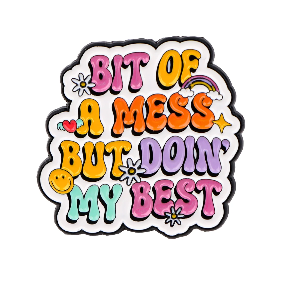 Exquisite Lapel Pins for Backpacks Manga Briefcase Badges on Backpack Funny Quotation Brooch for Clothes New Fashion Accessories
