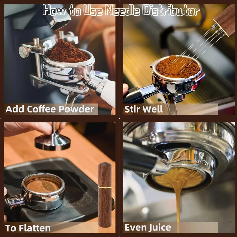 Portable Manual Wooden Coffee Grinder Stainless Steel Hand Crank Mill for Home Camping Gift for Coffee Lovers