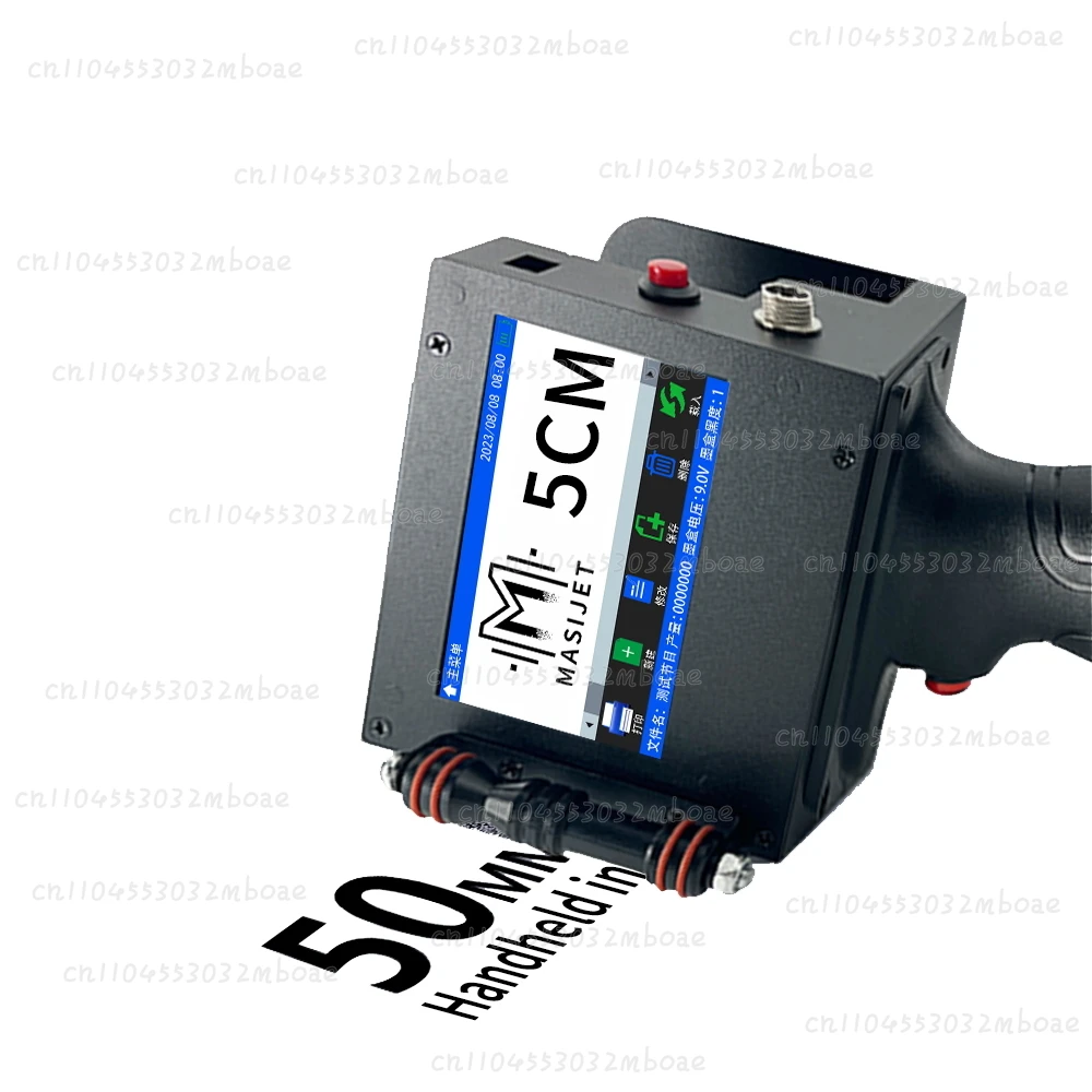 Handheld 50mm Large Font Coding Machine Inkjet Printers Provided Automatic Label Print Color Inkjet Printers Hand Held Full