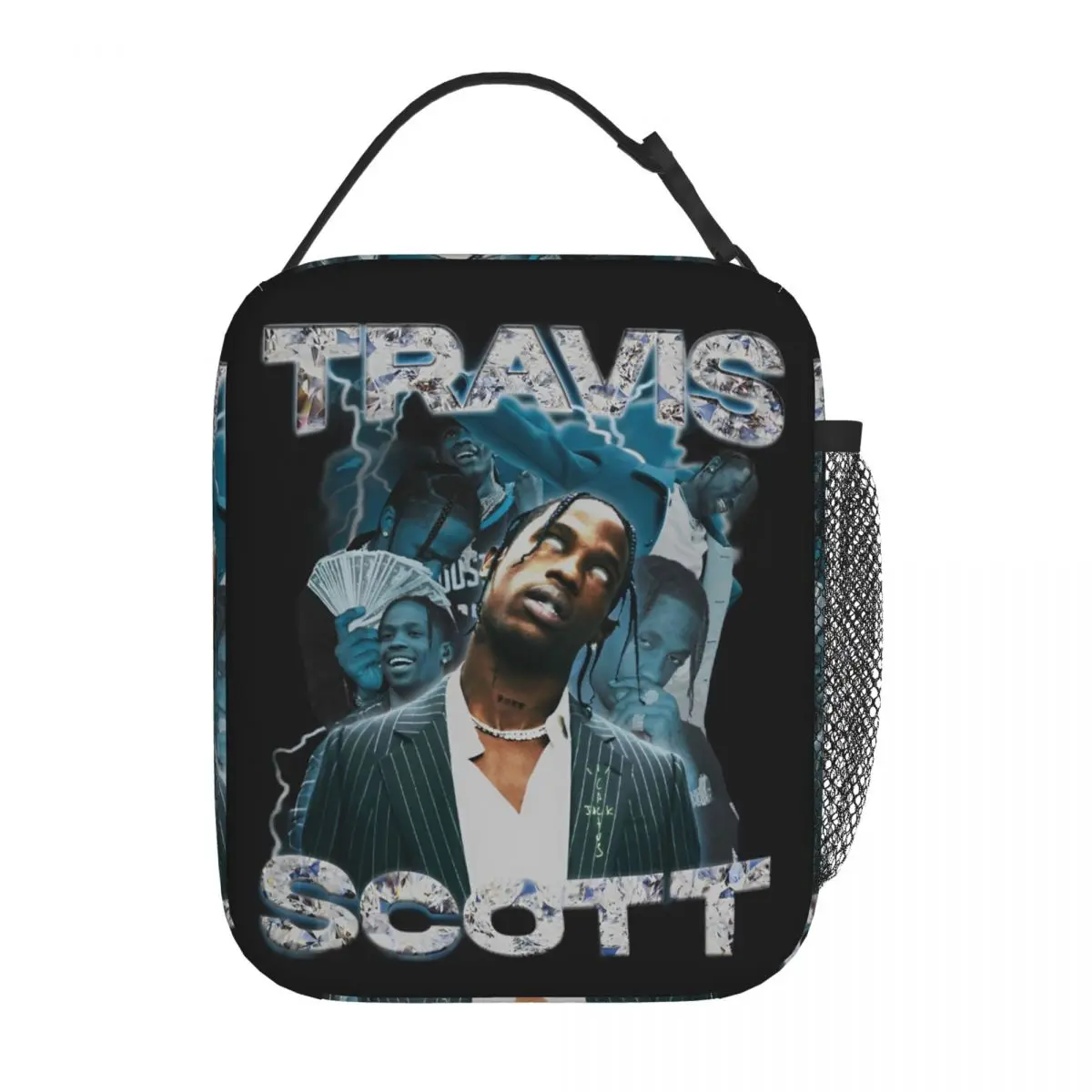 Rapper Hip Hop Cactus Jack Insulated Lunch Bag Cooler Bag  Lunch Container High Capacity Tote Lunch Box Food Bag Beach Travel