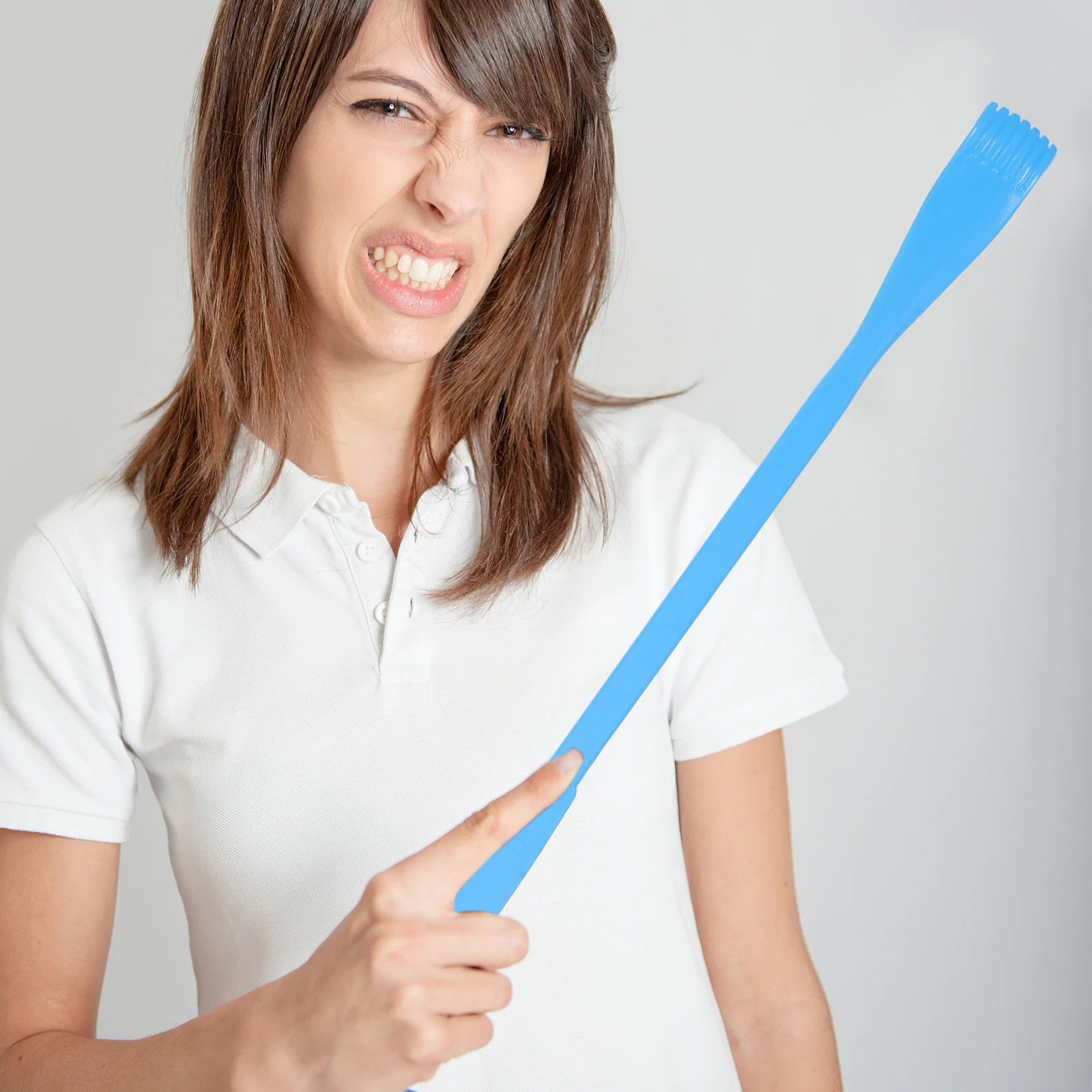 Gratte-dos à Long manche ABS, masseur thérapeutique Portable pour le dos, pour la maison, le cou et les épaules, 2 pièces