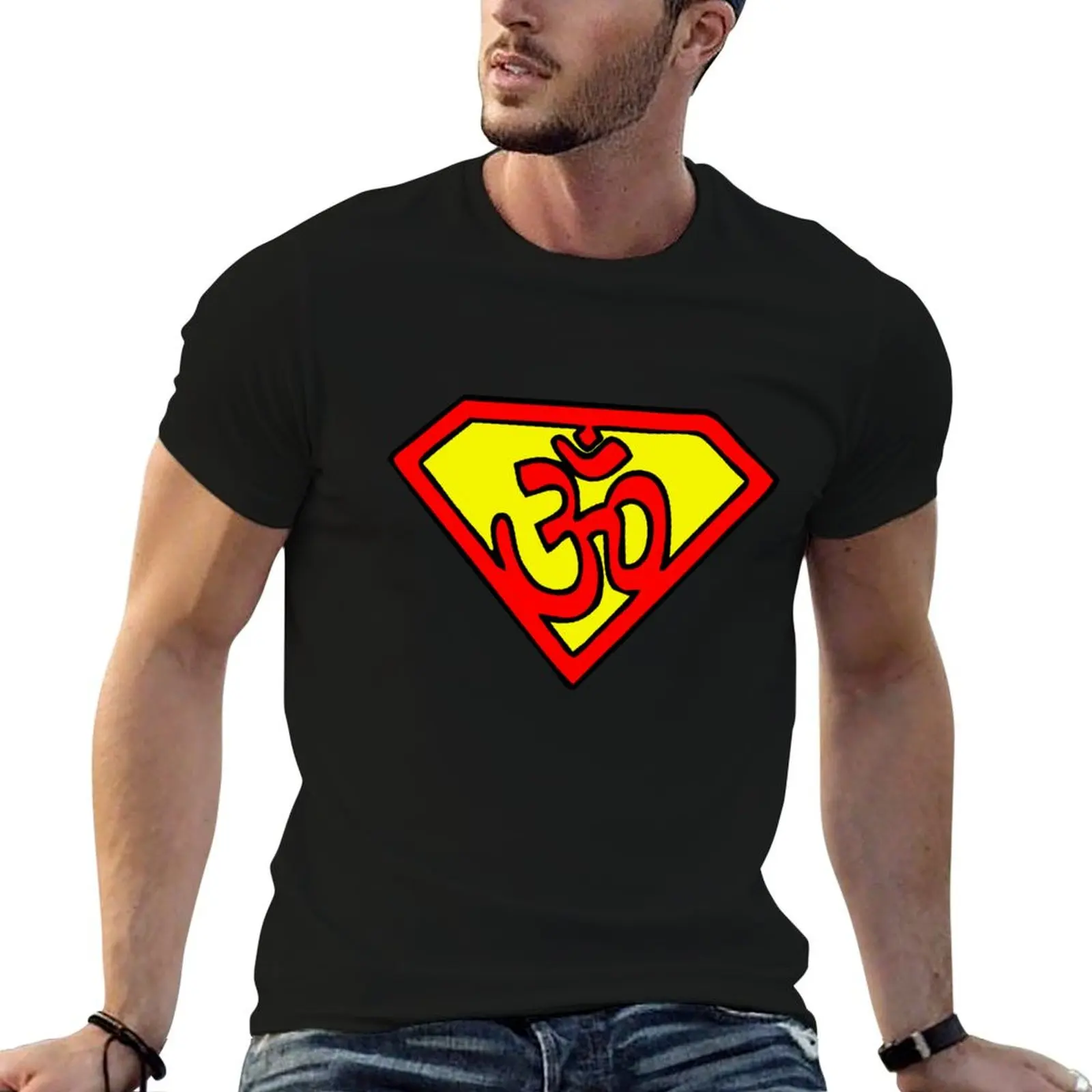 

Super Om T-Shirt sweat anime clothes shirts graphic tee black t shirts for men