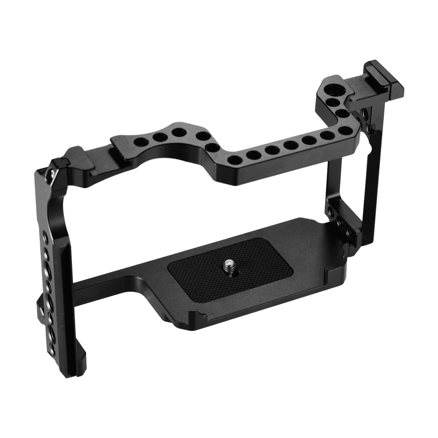 Topcine Camera Cage for Canon EOS 5D Mark II III IV 6D MarkII 7D MarkI Camera Rig with Dual Cold Shoes Mount Multiple 1/4“ Holes