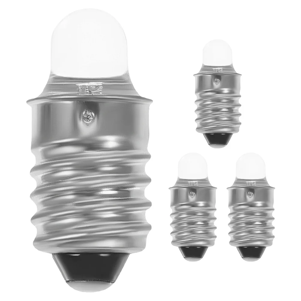 

4Pcs Mini LED Flashlight Bulb Replacement Spotlight Torch Bright Light for Night Camping Hiking Outdoor Use Mini LED Light Bulbs