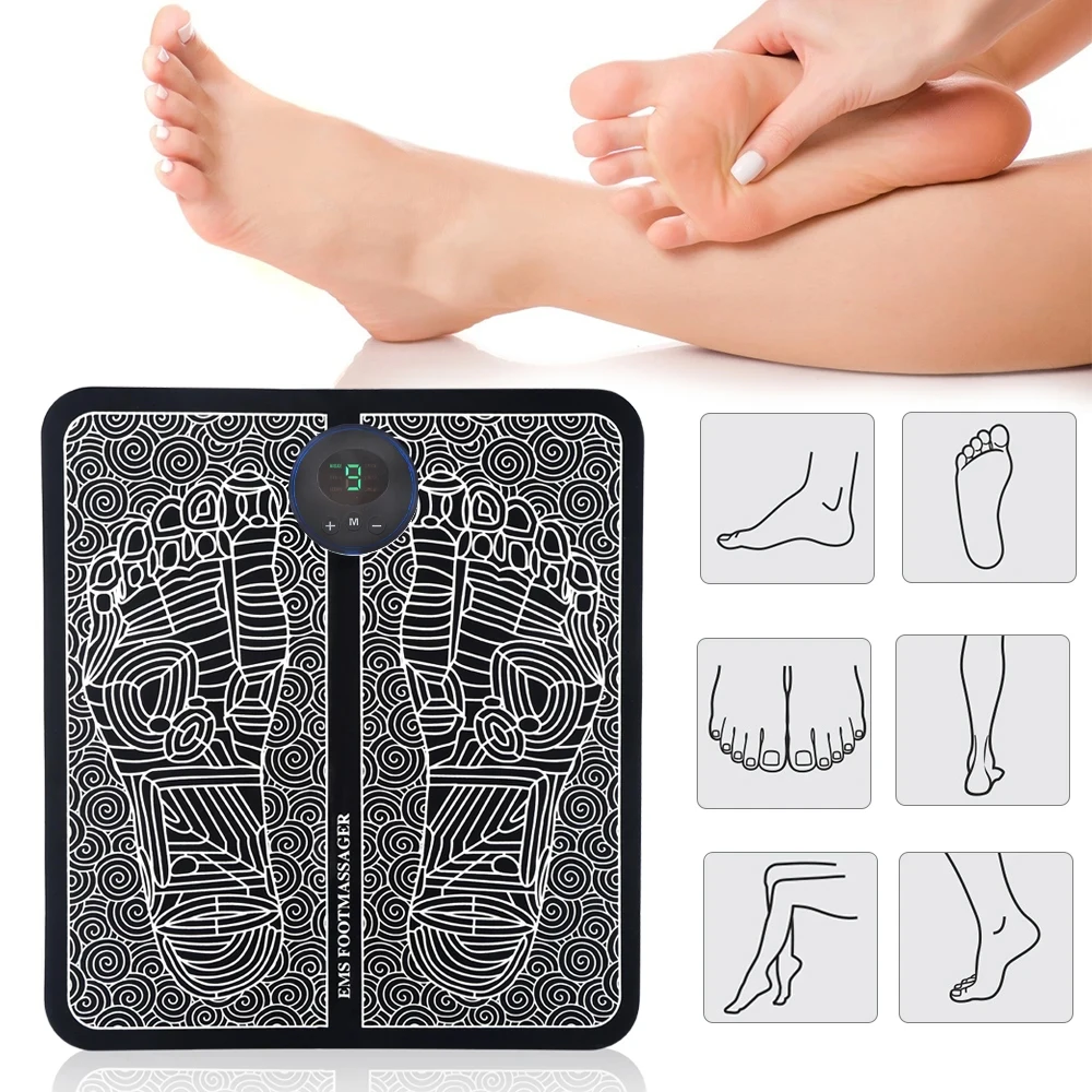 1PC Foot Massager Foot Massager for Neuropathy Feet Muscle Stimulator Circulation Foldable Improved Foot Muscle Relaxation Mat