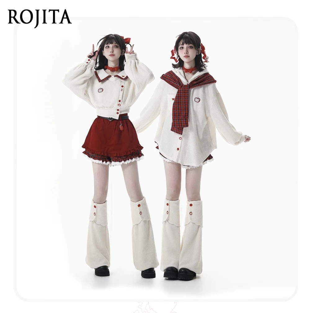 

Красно-белая клетчатая куртка с капюшоном в академическом стиле, осень 2025 г., клетчатые лоскутные шорты, короткая куртка с отложным воротником