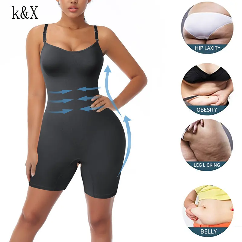 Fajas Colombianas Women\'s Shapewear Slim Body Shaper Shaping Stomach Women Bodysuit Waist Trainer Slimming Hip Lift Sexy Girdle