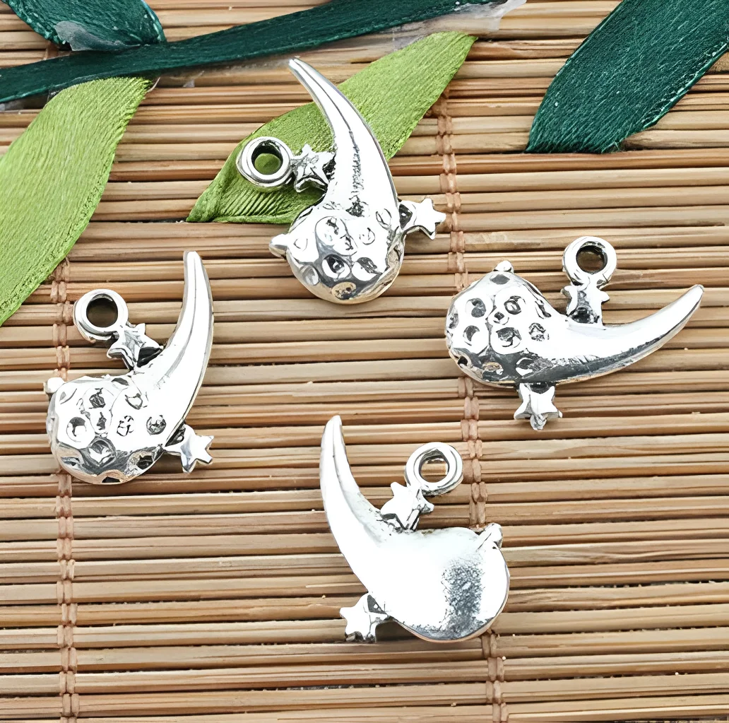 15pcs 21*14mm Alloy matel  tibetan silver comet design pendants   HWEF0007