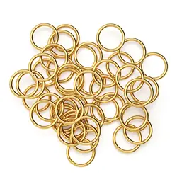 50/100pcs/Lot Wholesale Circle Jump Rings Necklace Bracelet Earring Pendant Connectors DIY Making Jewelry Crafts Accessories