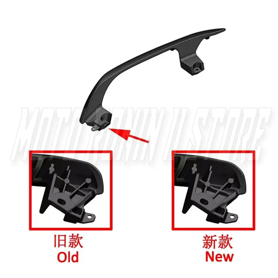 For ZONTES 350E E350 Motorcycle Aluminum alloy tail section Accessories Rear Handle Passenger Seat Hand Grab Bars Armrest view 2