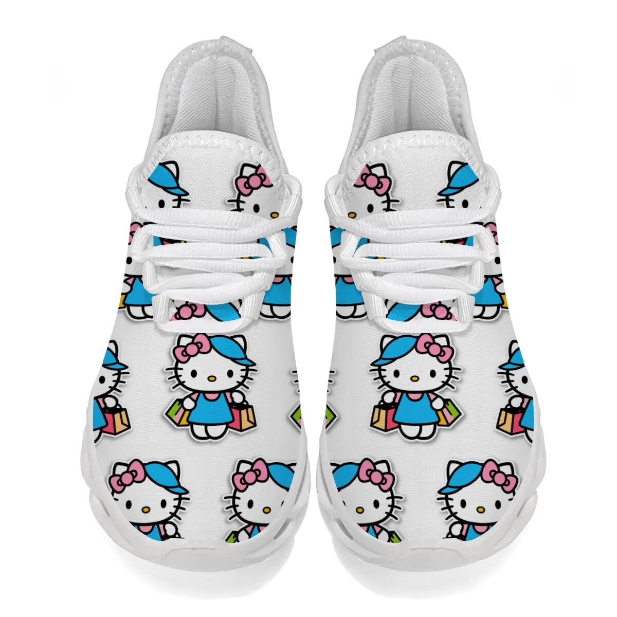 

Спортивная обувь Hello Kitty для девочек с героями мультфильмов, парусиновая обувь Kawaii, повседневная обувь на мягкой подошве, новые весенне-осенние одинарные туфли Sanrio