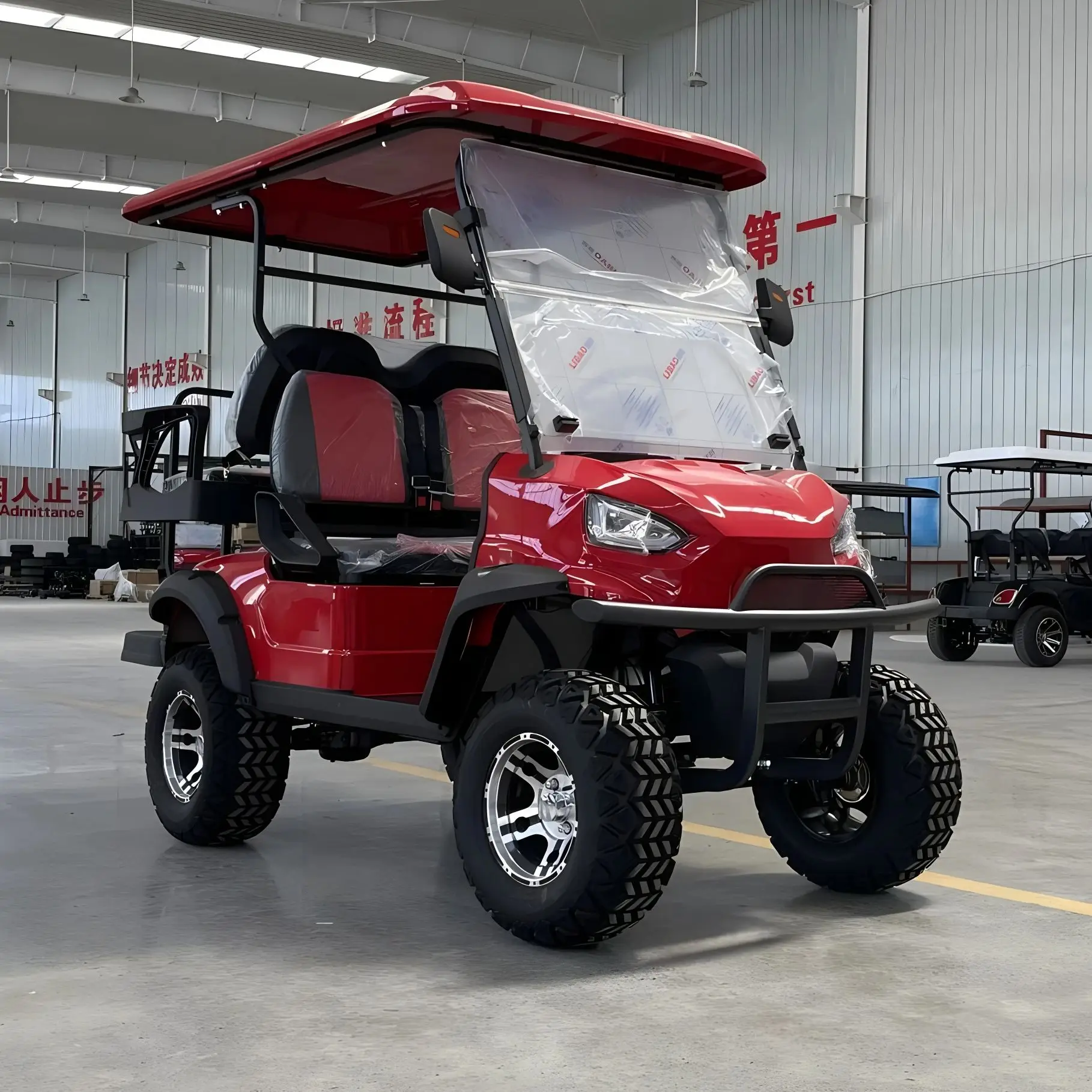 EEC Approved China Made 2+2 Seat golf cart g wagon Powered Electric Golf Cart  CE certification for solar power generation