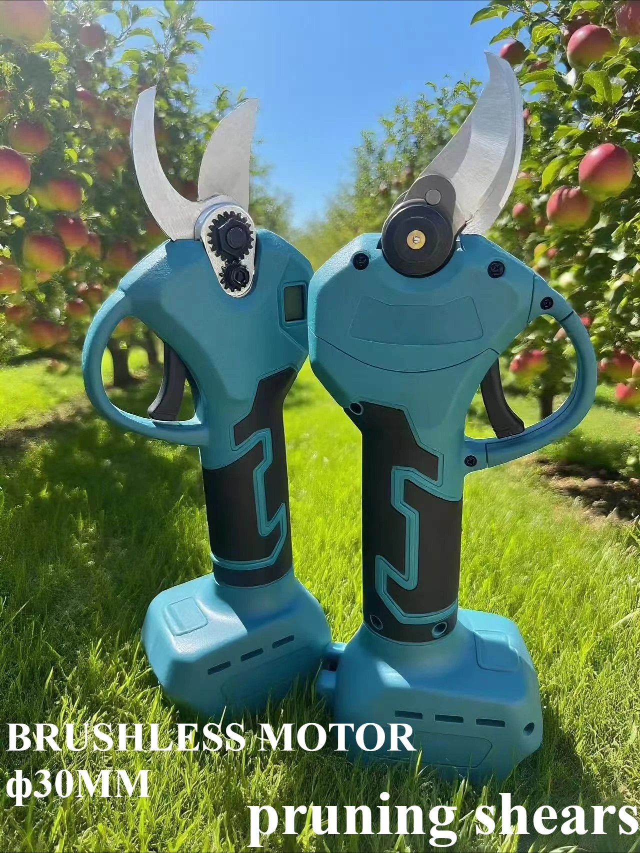 

♠️20V Electric Pruning Shears Rechargeable Landscaping Fruit Tree Lithium Electric Scissors Wireless Branch Pruning Tool